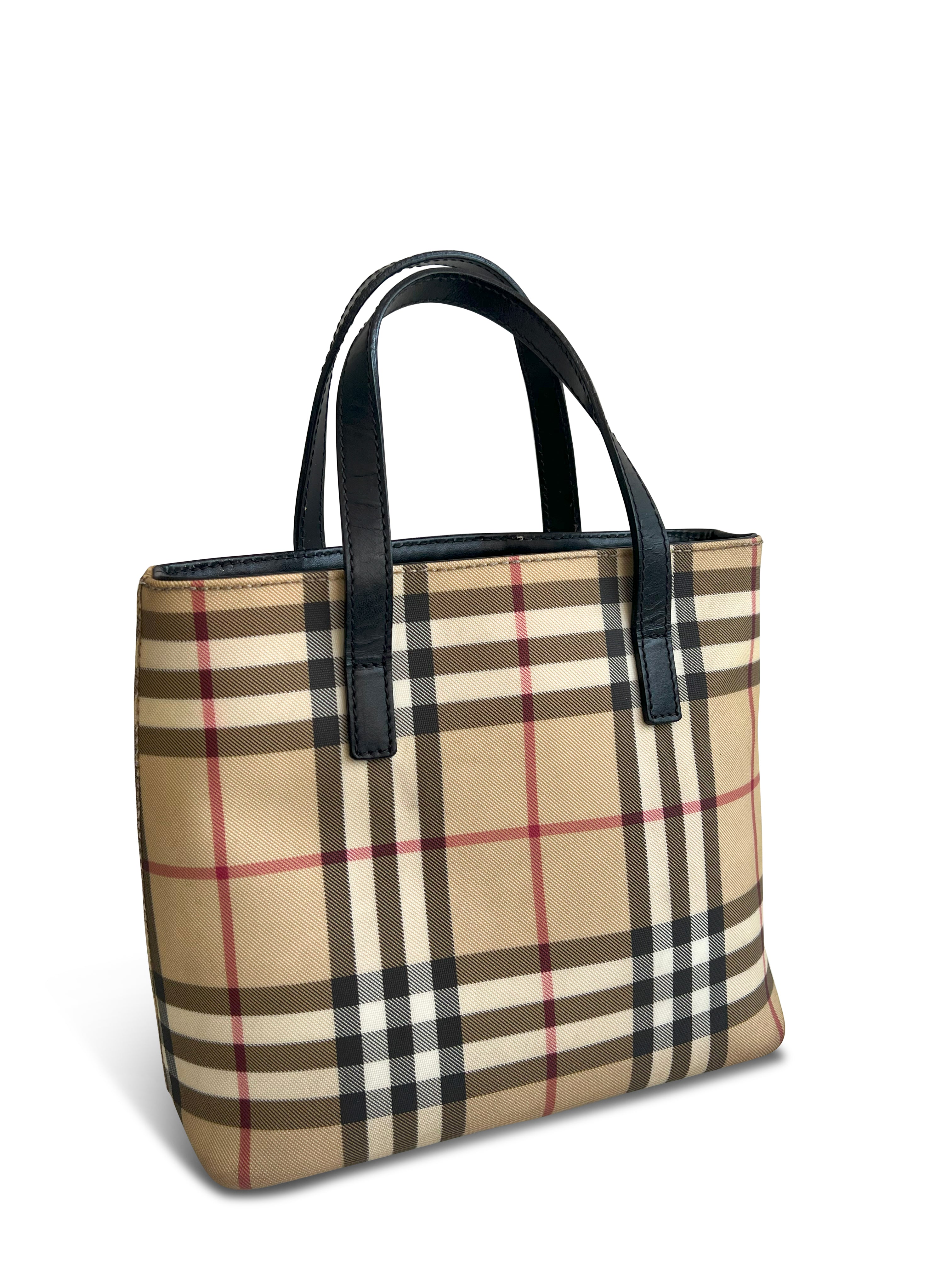 BURBERRY NOVA CHECK MINI TOTE