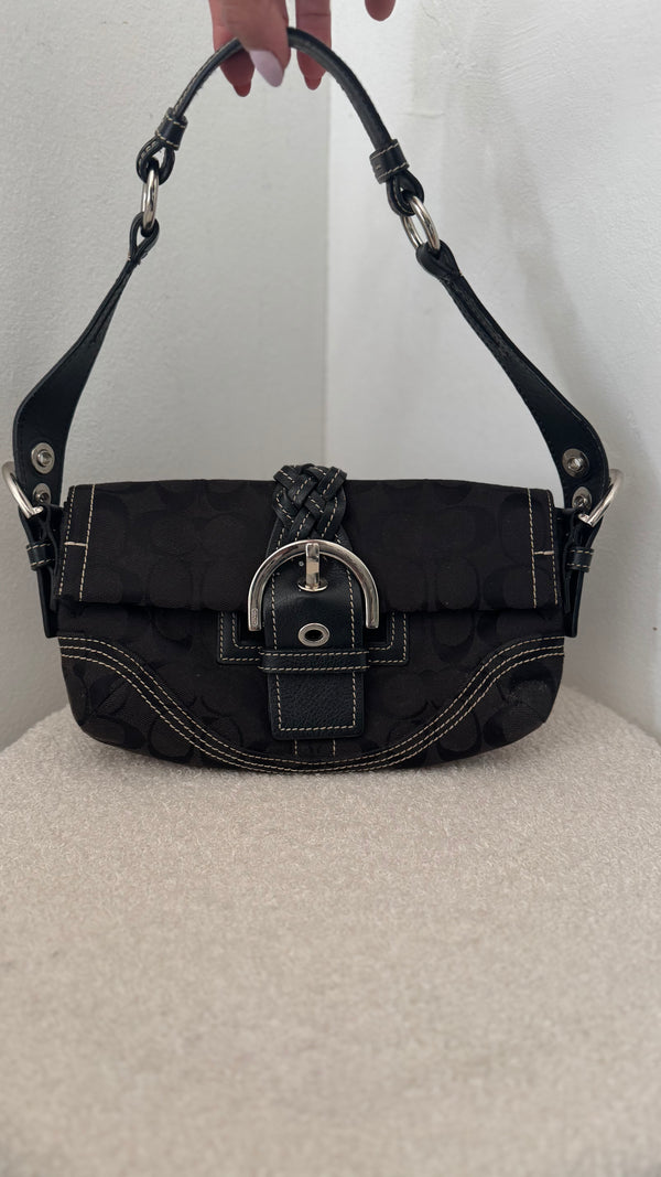 Coach Soho Signature Flap Shoulder Bag