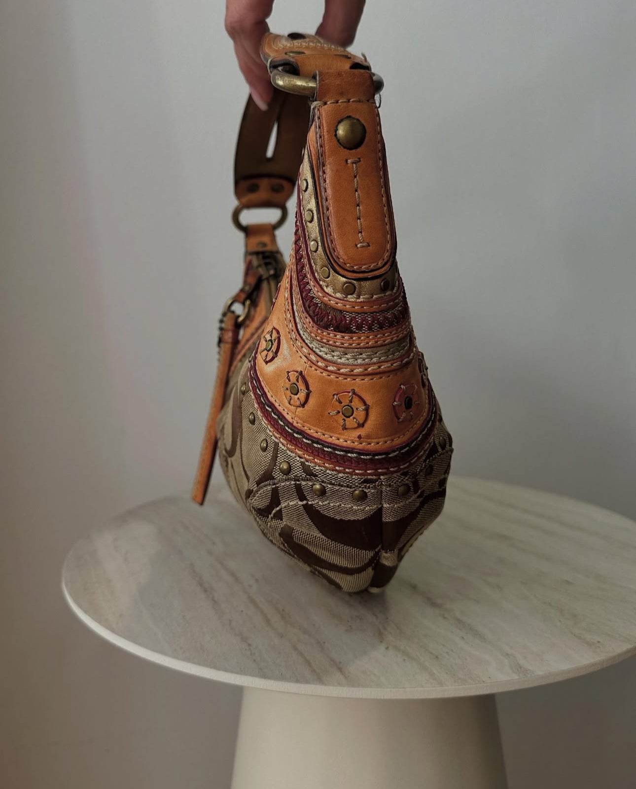 Coach Studded Mia Soho Hobo Bag