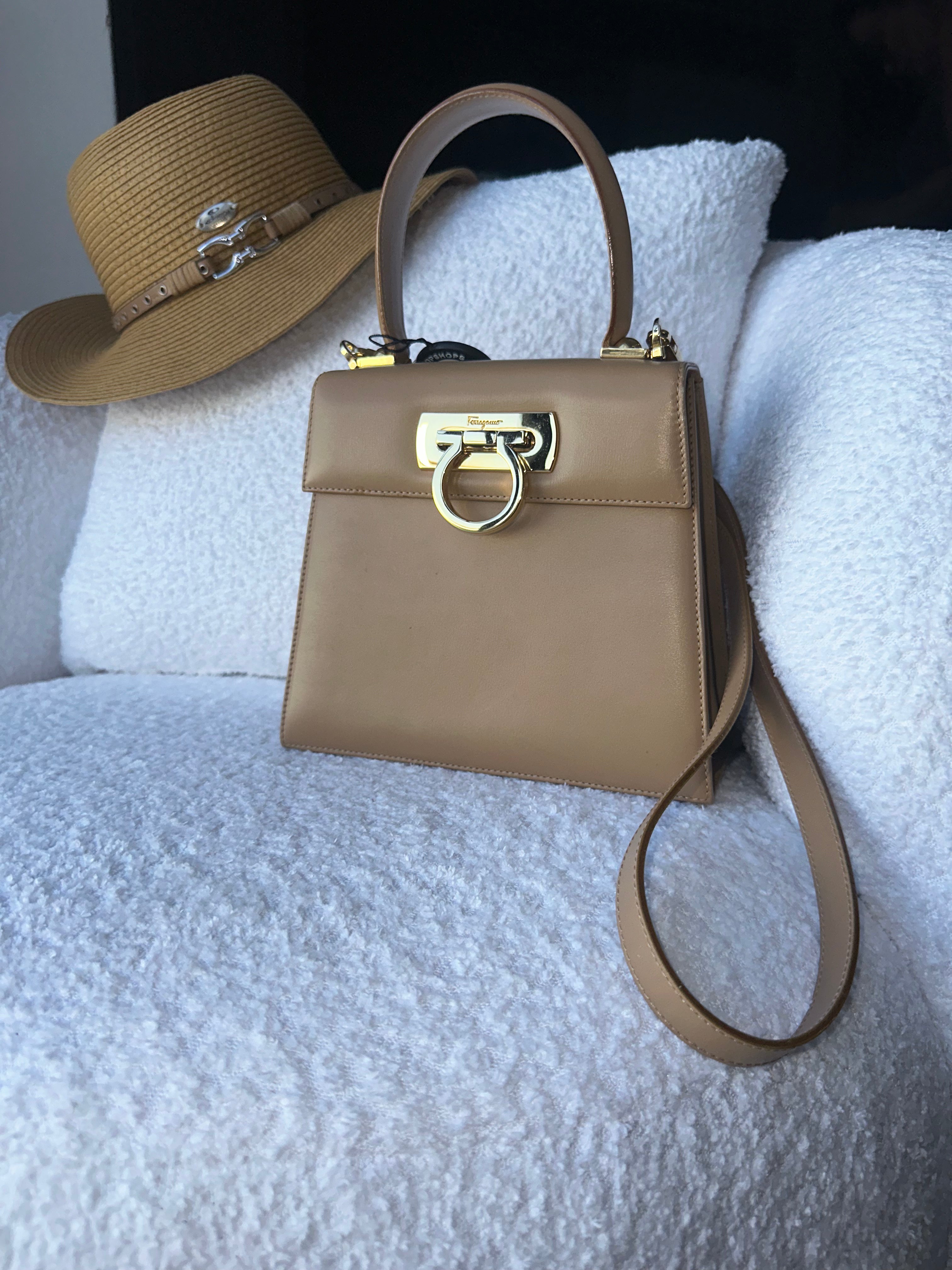Ferragamo Gancini small Iconic Top Handle tote bag