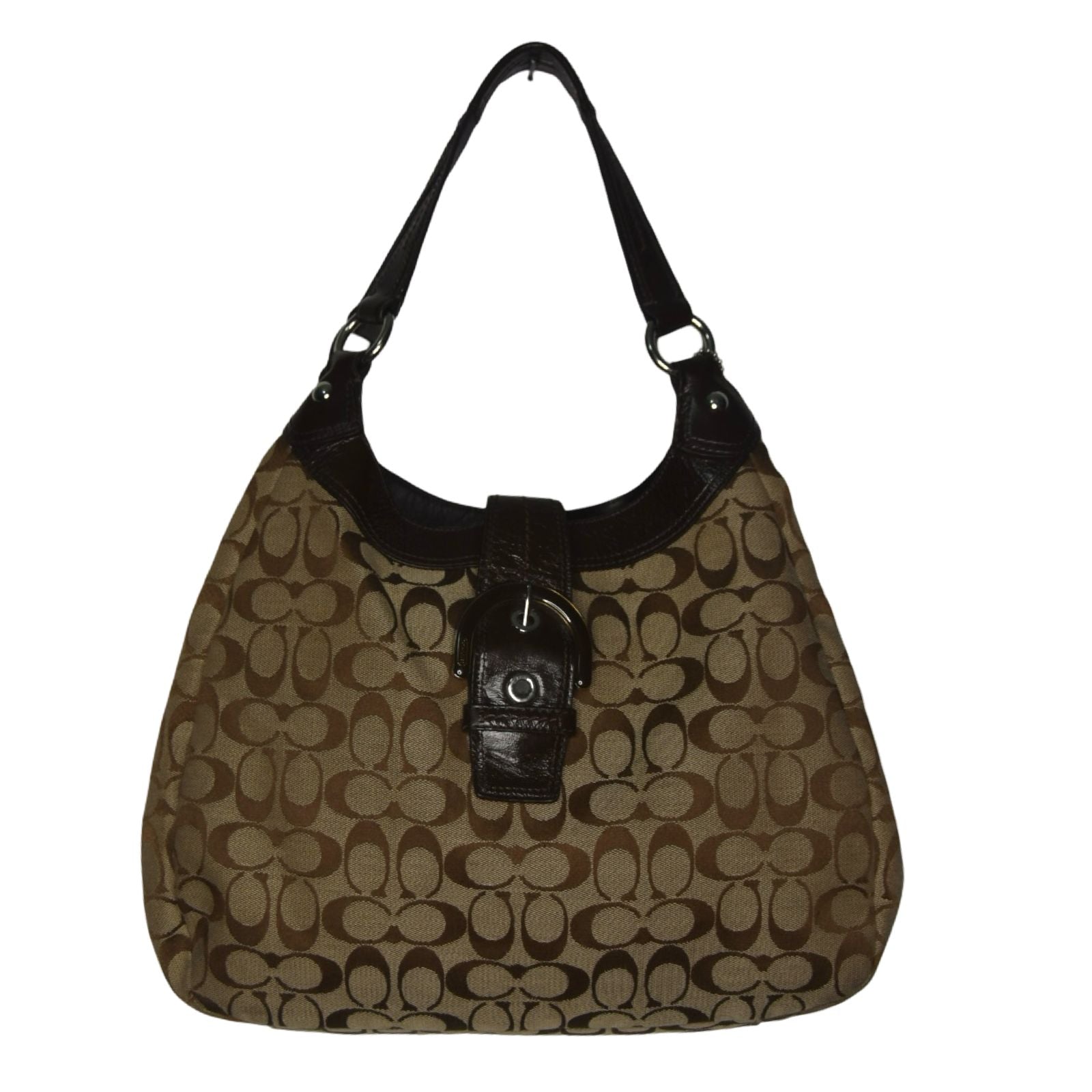 COACH SOHO SIGNATURE HOBO HANDBAG