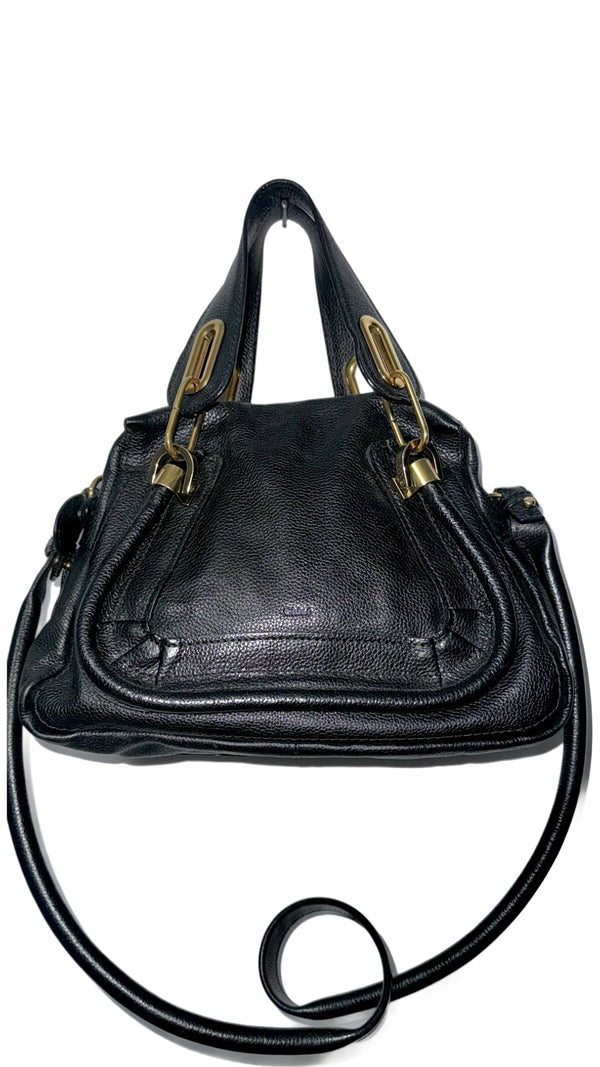 CHLOE PARATY LEATHER HANDBAG